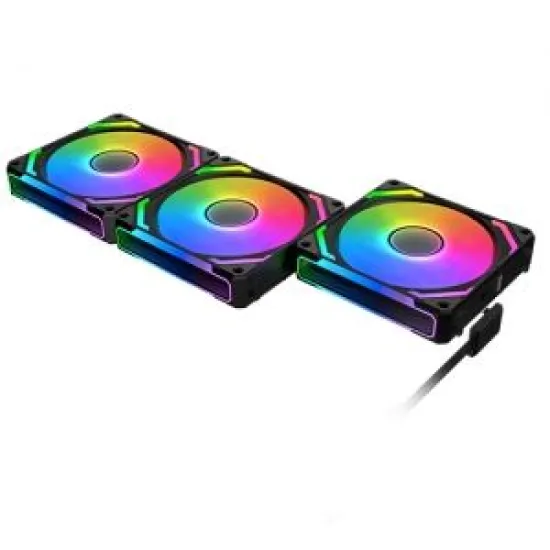 XIGMATEK Starlink Ultra Smart Link Fan ARGB 3 Fans with Controller + Remote
