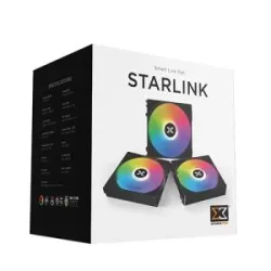 XIGMATEK Starlink 3 Fans ARGB with Controller Black