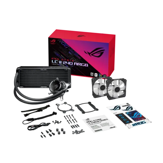 ASUS ROG STRIX LC II 240mm ARGB AIO CPU Liquid Cooler