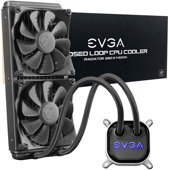EVGA CLC 280mm All-In-One RGB LED CPU Liquid Cooler