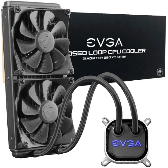 EVGA CLC 280 RGB 280mm Liquid Cooler Black