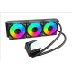 Xander WaterWheel 360mm ARGB Liquid Cooler - Black