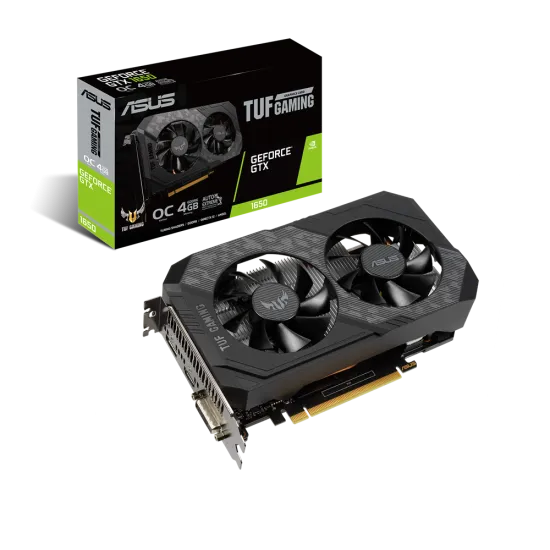 ASUS TUF GeForce GTX 1650  4GB GDDR6 Graphics Card