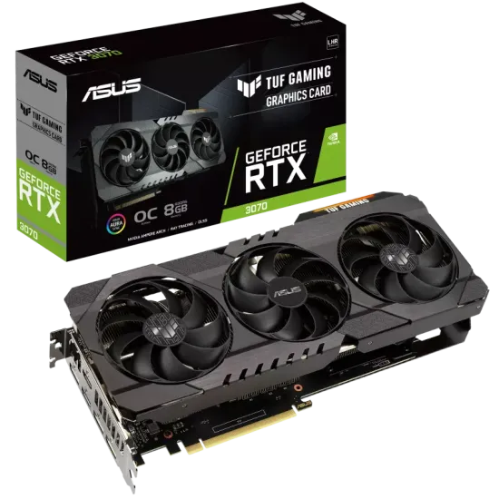 ASUS TUF Gaming GeForce RTX 3070 V2 OC 8GB GDDR6 Graphics Card