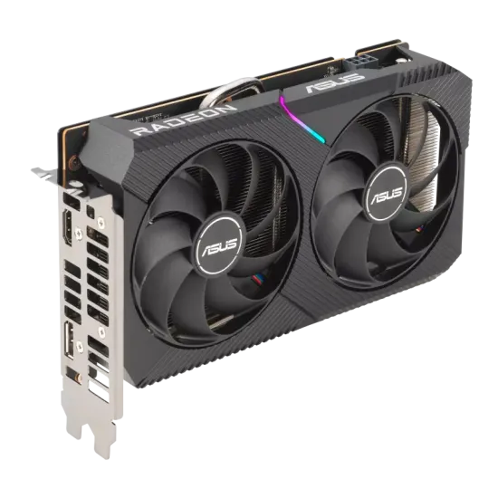ASUS DUAL Radeon RX 6500 XT OC 4GB GDDR6 Graphics Card