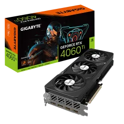 Gigabyte GeForce RTX 4060 TI GAMING OC 8G GDDR6 Graphics Card Black
