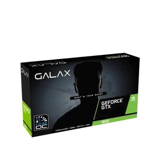 GALAX GeForce GTX 1650 EX PLUS OC Feature 4GB GDDR6 Graphics Card