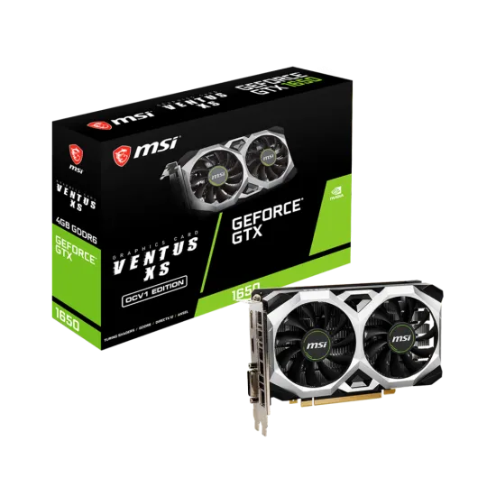 MSI GeForce GTX 1650 D6 VENTUS XS OCV1 Graphics Card