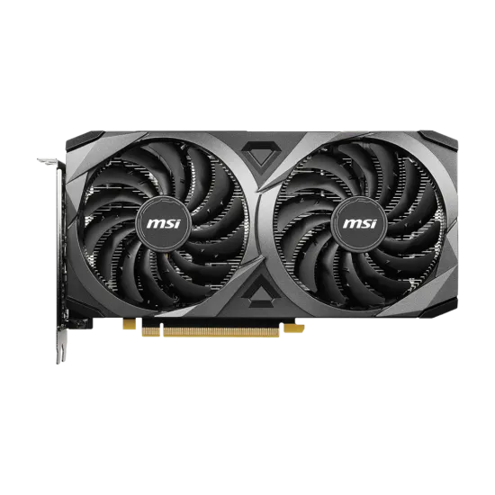 MSI GeForce RTX 3060 VENTUS 2X 12G GDDR6 OC Graphics Card Black