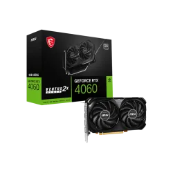 MSI GeForce RTX 4060 VENTUS 2X 8G GDDR6 OC Graphics Card Black