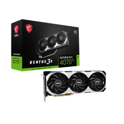 MSI GeForce RTX 4070 Ti VENTUS 3X 12GB GDDR6X OC Graphics Card Black