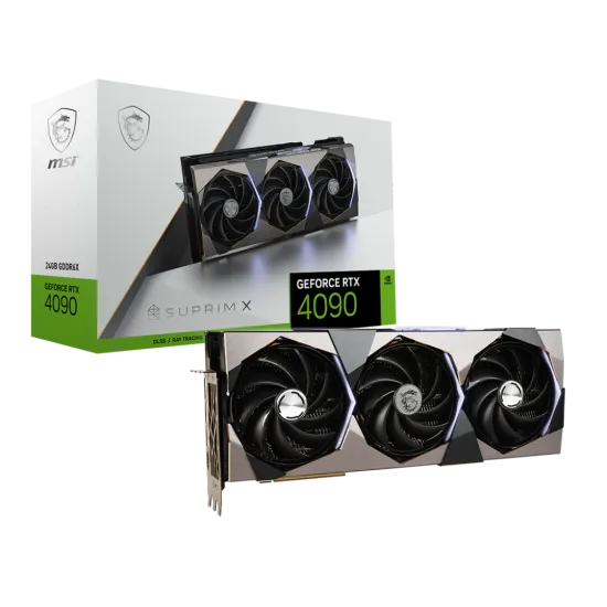 MSI GeForce RTX 4090 SUPRIM X 24G GDDR6X Graphics Card