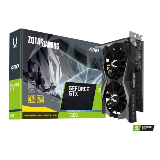 ZOTAC Gaming GeForce GTX 1650 AMP 4GB GDDR6 Graphics Card