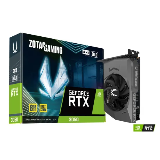 ZOTAC GAMING GeForce RTX 3050 ECO SOLO 8GB Graphics Card