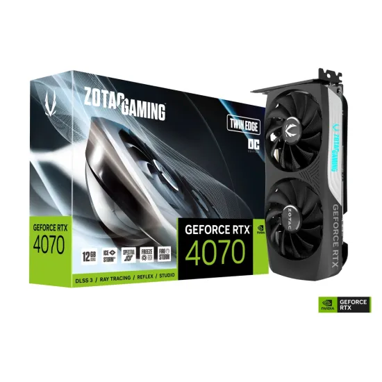 ZOTAC Gaming GeForce RTX 4070 Twin Edge OC Graphics Card