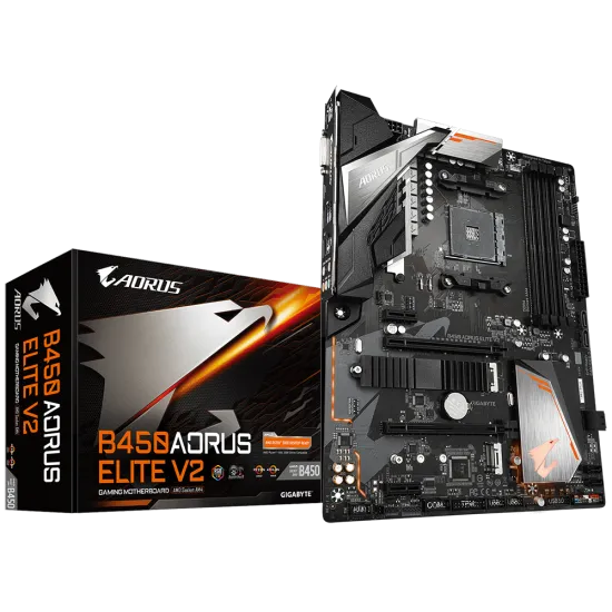 Gigabyte B450 AORUS Elite V2 AM4 DDR4 Motherboard