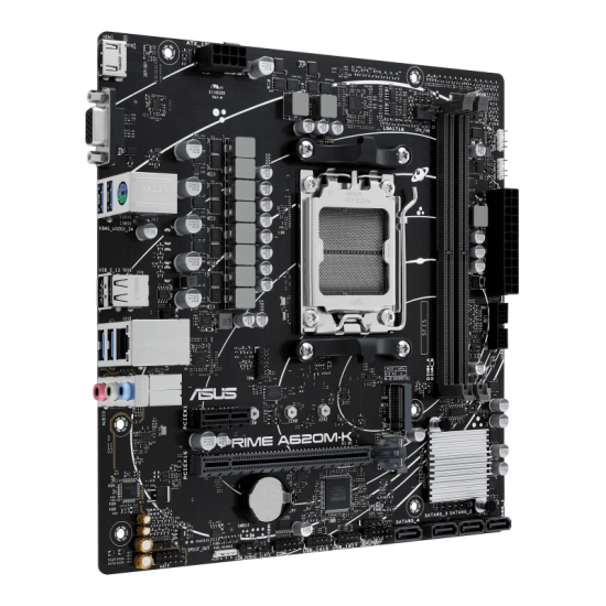 ASUS PRIME A620M-K AM5 DDR5 Micro ATX Motherboard