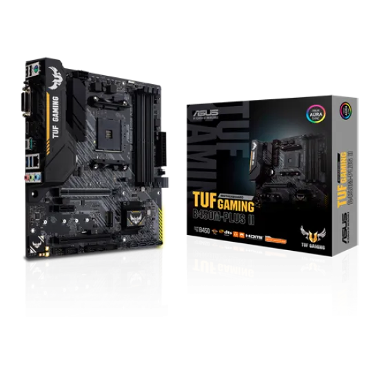 ASUS TUF Gaming B450M-PLUS II AM4 Micro ATX Motherboard