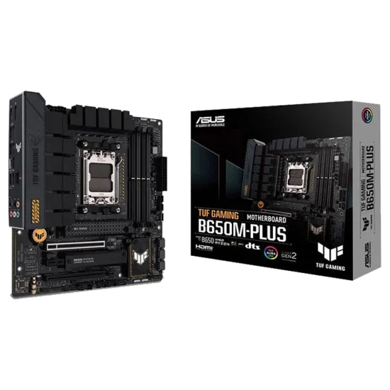 ASUS TUF GAMING B650M-PLUS AM5 micro ATX Motherboard