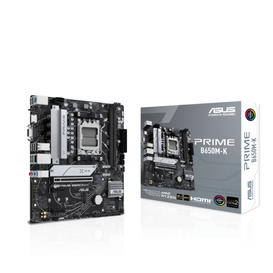 ASUS PRIME B650M-K AM5 DDR5 Micro ATX Motherboard