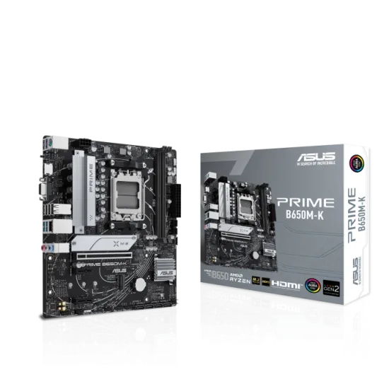 ASUS PRIME B650M-K AM5 DDR5 Micro ATX Motherboard