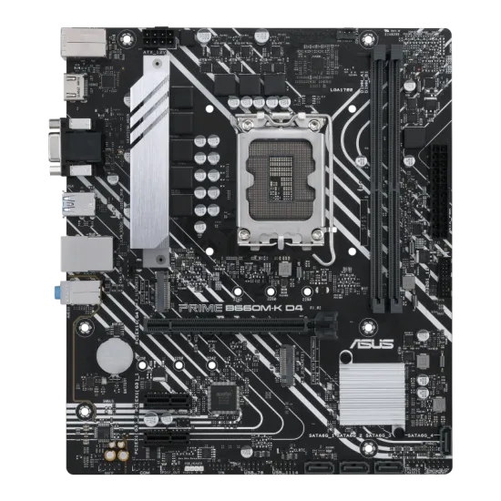 ASUS PRIME B660M-K DDR4 LGA 1700 Micro ATX Motherboard