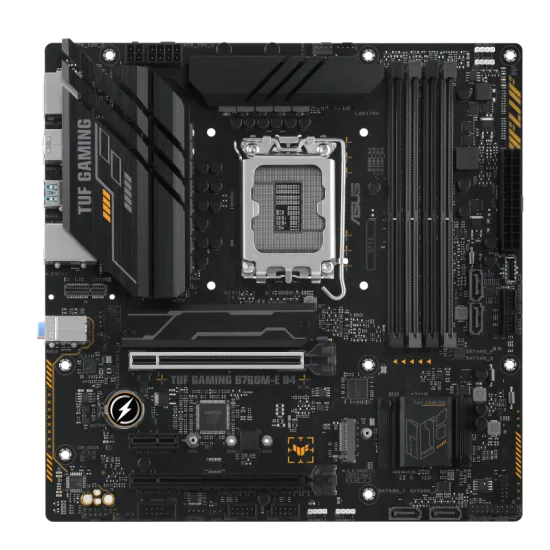 ASUS TUF GAMING B760M-E D4 LGA1700 micro ATX Motherboard