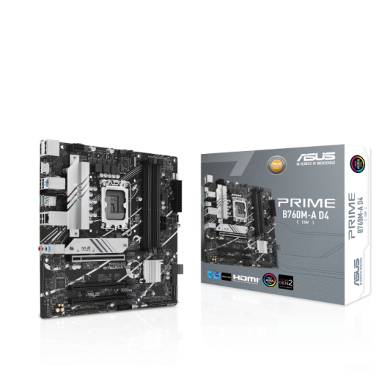 ASUS PRIME B760M-A D4-CSM LGA 1700 DDR4 M-ATX Motherboard