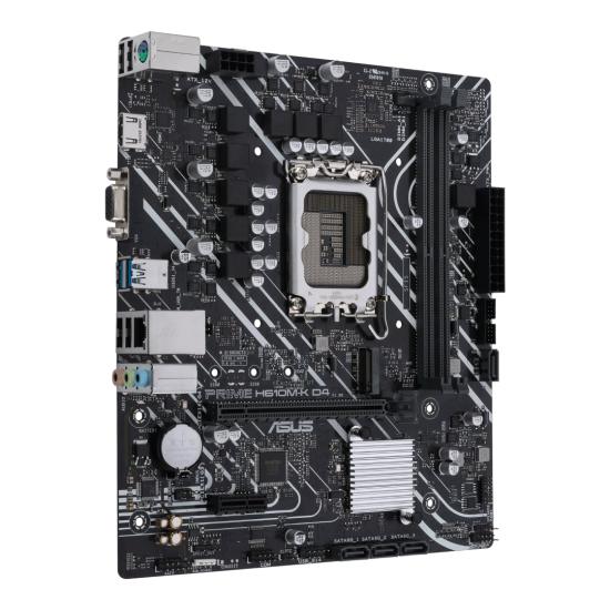 ASUS PRIME H610M-K DDR4 LGA 1700 Micro ATX Motherboard 