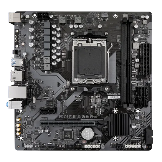 Gigabyte A620M H DDR5 AM5 M-ATX Motherboard Black