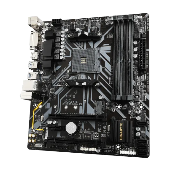 Gigabyte B450M DS3H V2 AM4 Micro ATX Motherboard