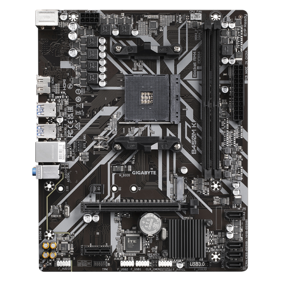 Gigabyte B450M K AM4 DDR4 Micro ATX Motherboard