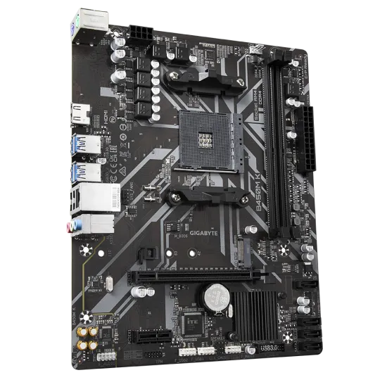 Gigabyte B450M K AM4 DDR4 Micro ATX Motherboard