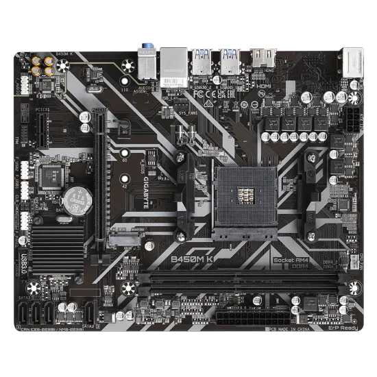 Gigabyte B450M K AM4 DDR4 Micro ATX Motherboard