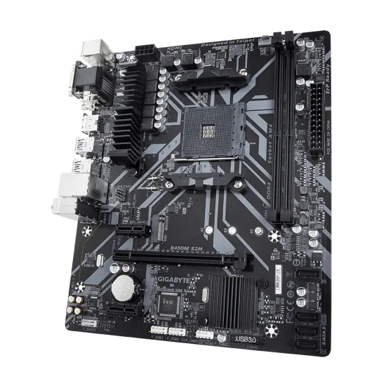 GIGABYTE B450M S2H AM4 DDR4 Micro ATX Motherboard