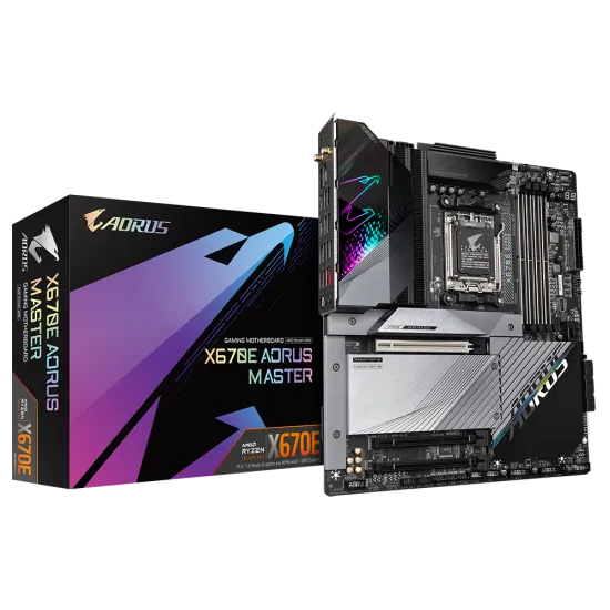 Gigabyte X670E Aorus Master AM5 DDR5 E-ATX Motherboard