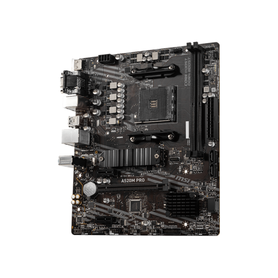 MSI A520M PRO DDR4 AM4 Micro ATX Motherboard