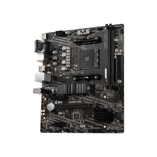 MSI A520M PRO AM4 Micro ATX Motherboard