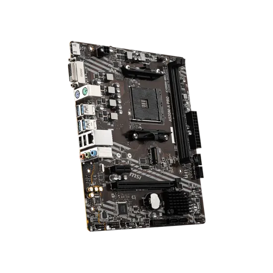 MSI A520M-A PRO DDR4 AM4 M-ATX Motherboard Black