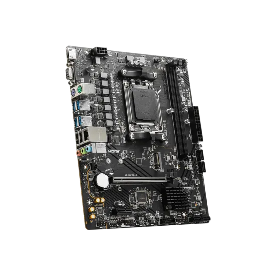 MSI A620M-E PRO DDR5 AM5 M-ATX Motherboard Black