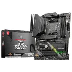 MSI MAG B550 TOMAHAWK MAX WIFI DDR4 AM4 ATX Motherboard Black