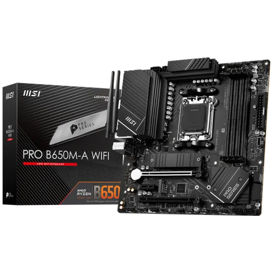 MSI B650M-A PRO WIFI DDR5 AM5 M-ATX Motherboard