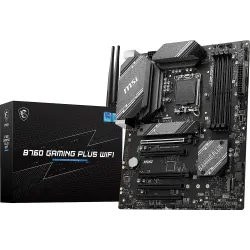 MSI B760 GAMING PLUS WIFI DDR5 LGA1700 ATX Motherboard Black