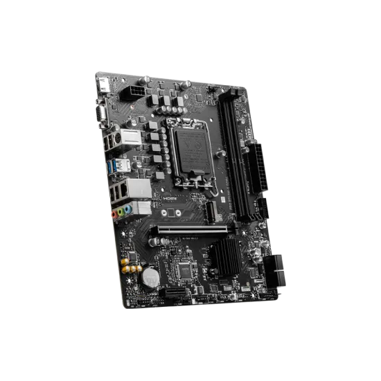 MSI PRO B760M-E DDR4 LGA1700 M-ATX Motherboard Black