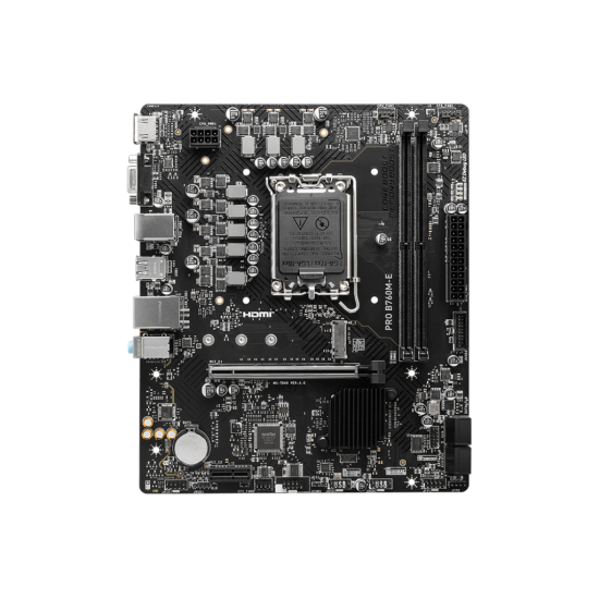 MSI PRO B760M-E DDR5 LGA1700 Micro ATX Motherboard