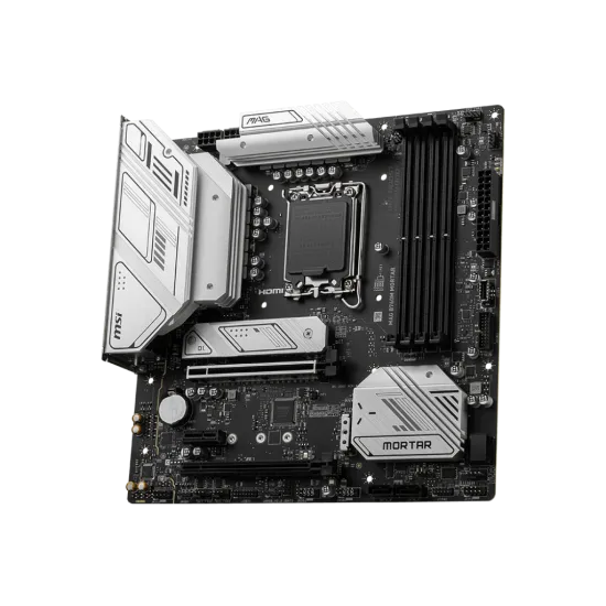 MSI MAG B760M MORTAR DDR5 LGA1700 M-ATX Motherboard Black