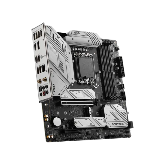 MSI MAG B760M MORTAR WIFI II DDR5 LGA1700 M-ATX Motherboard Black