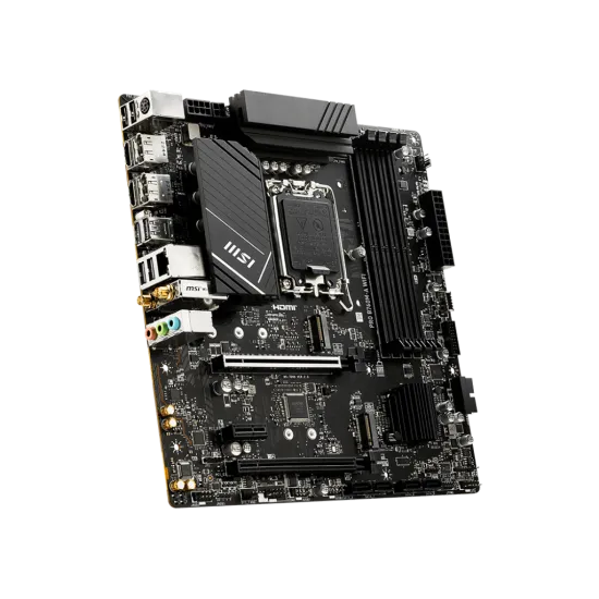 MSI PRO B760M-A DDR5 WIFI LGA1700 M-ATX Motherboard Black