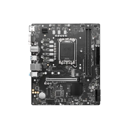 MSI PRO H610M-E DDR4 LGA1700 M-ATX Motherboard