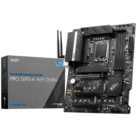 MSI PRO Z690-A PRO WIFI DDR4 LGA1700 ATX Motherboard